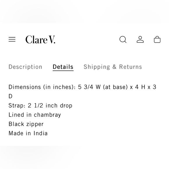 Clare V. Lil Zip Sac - Picture 6 of 9